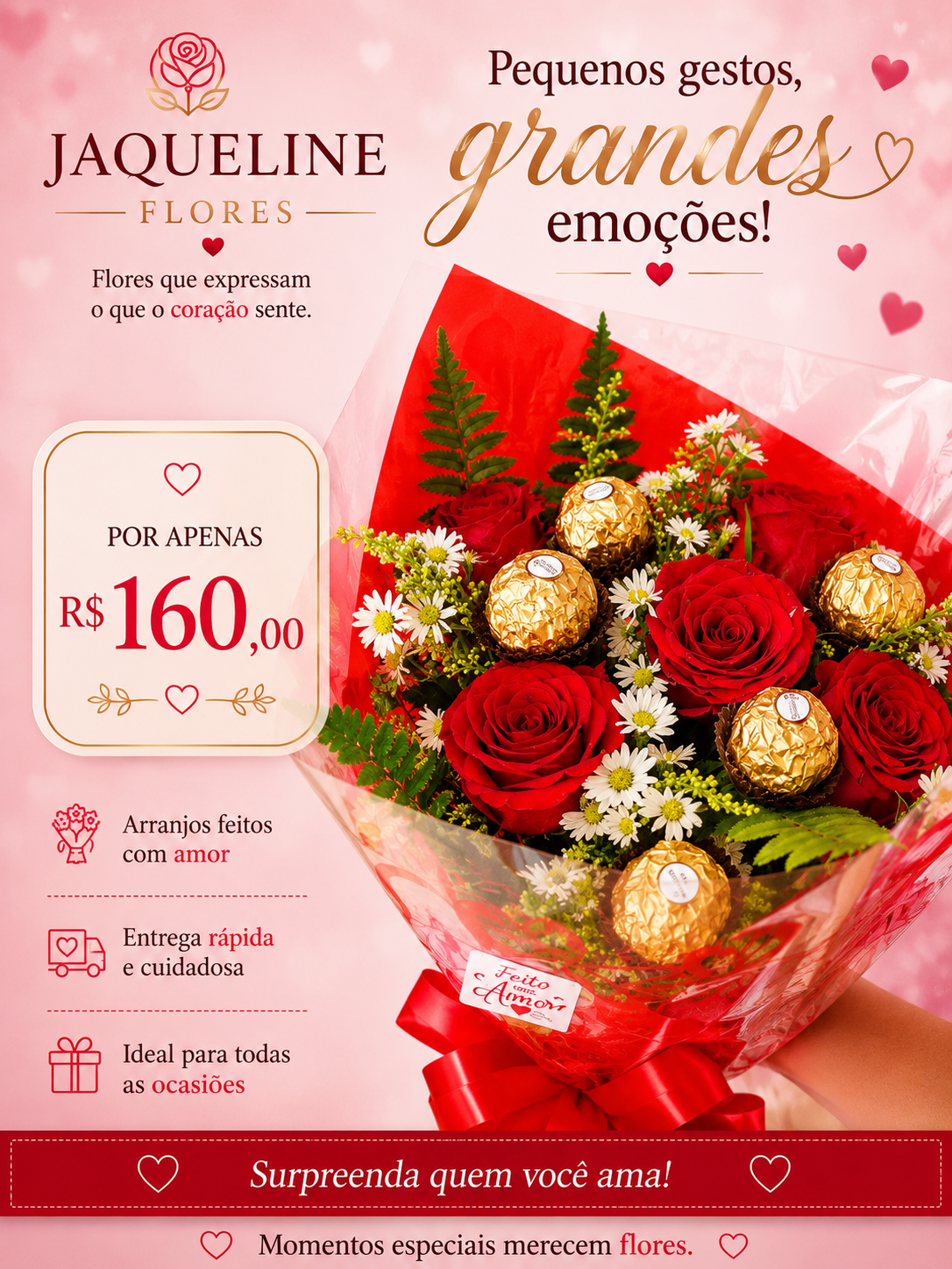 Buquê Amor Dourado